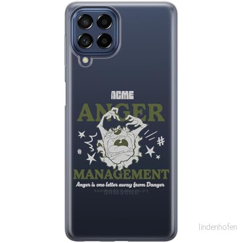 ERT GROUP mobiltelefonfodral för Samsung M53 5G originalt och officiellt licensierat Looney Tunes mönster Tasmanian 006 optimalt anpassad till formen på mobiltelefonen, gedeeltelijk transparant 5905795135973