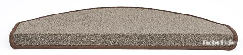 andiamo trappmatta cabana set om 15 trappsteg mattor för att skydda din trappa trappmattor inomhus trappskydd 28 x 65 cm brun 4002398210180