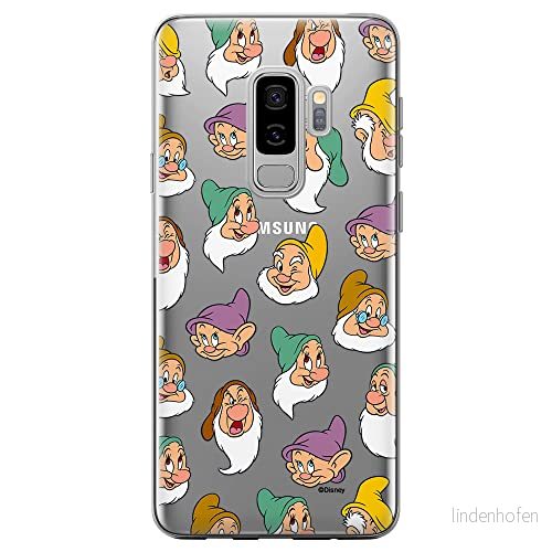 ERT GROUP mobiltelefonfodral för Samsung S9 PLUS originalt och officiellt licensierat Disney mönster Snow White and the Seven Dwarfs 015, gedeeltelijk transparant 5905131775948