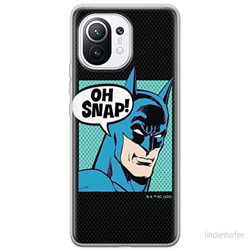 ERT GROUP mobiltelefonfodral för Xiaomi 11 originalt och officiellt licensierat DC mönster Batman 038 optimalt anpassad till formen på mobiltelefonen, fodral tillverkad av TPU plast 5905131550057