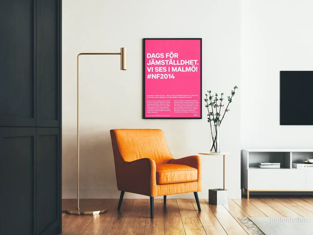 Dags för jämställdhet Malmö 2014 - Poster Feministe Rose - Bild 2