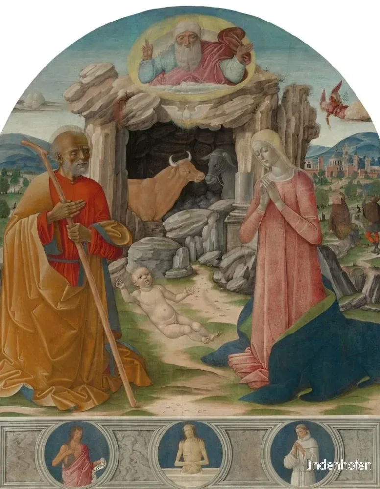 Målning La Nativité - Benvenuto di Giovanni | Konsttryck - Bild 2