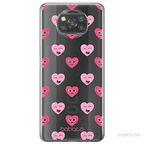ERT GROUP mobiltelefonfodral för Xiaomi POCOPHONE X3 originalt och officiellt licensierat Babaco mönster Hearts 006 optimalt anpassad till formen på mobiltelefonen, gedeeltelijk transparant 5904805021053