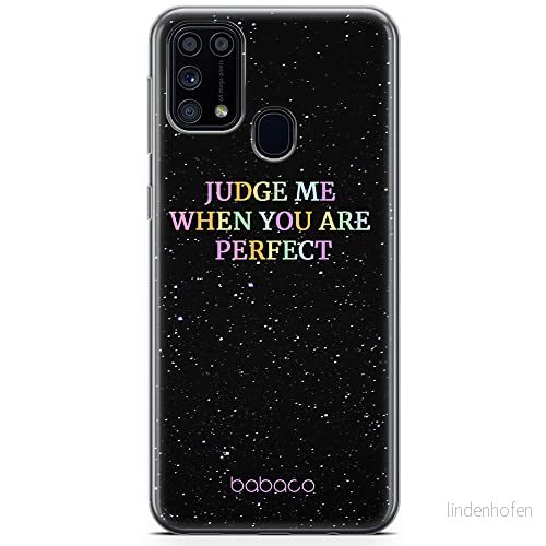 ERT GROUP mobiltelefonfodral för Samsung M31 originalt och officiellt licensierat Babaco mönster Judge me 002 optimalt anpassad till formen på mobiltelefonen, fodral tillverkad av TPU plast 5903932903041