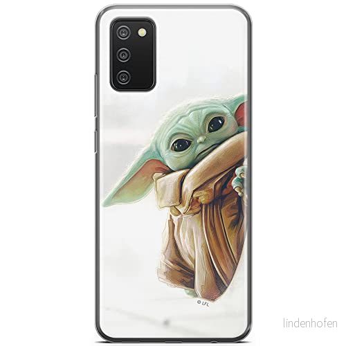ERT GROUP mobiltelefonfodral för Samsung A02S originalt och officiellt licensierat Star Wars mönster Baby Yoda 016 optimalt anpassad till formen på mobiltelefonen, fodral tillverkad av TPU plast 5904805062070