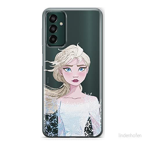 ERT GROUP mobiltelefonfodral för Samsung M13 4G originalt och officiellt licensierat Disney mönster Elsa 014 optimalt anpassad till formen på mobiltelefonen, gedeeltelijk transparant 5905511325442