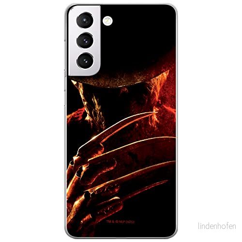 ERT GROUP mobiltelefonfodral för Samsung S21 originalt och officiellt licensierat Horror mönster Nightmare of Elm Street 005 anpassad till formen på mobiltelefonen, fodral tillverkad av TPU plast 5905511081003