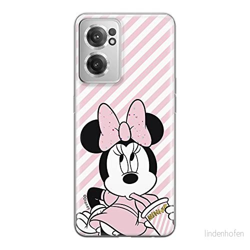 ERT GROUP mobiltelefonfodral för Oneplus NORD CE 2 originalt och officiellt licensierat Disney mönster Minnie 017 optimalt anpassad till formen på mobiltelefonen, fodral tillverkad av TPU plast 5905511284169