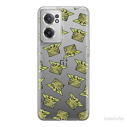 ERT GROUP mobiltelefonfodral för Oneplus NORD CE 2 originalt och officiellt licensierat Star Wars mönster Baby Yoda 008 optimalt anpassad till formen på mobiltelefonen, gedeeltelijk transparant 5905511285944