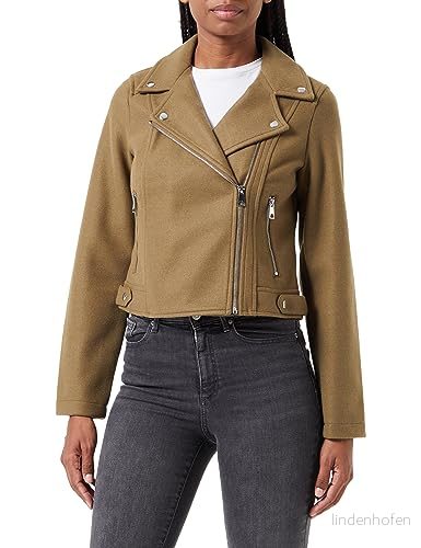 VERO MODA Vmpop kort biker jacka Boos jacka, kapsyler, S 5715426520302