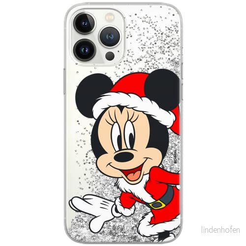 ERT GROUP mobiltelefonfodral för Apple Iphone XS Max originalt och officiellt licensierat Disney mönster Minnie 062 Vit optimalt anpassad till formen på mobiltelefonen, med glitter overflow effekt 5903932083491