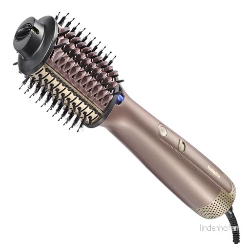 BaByliss Air Power Volume 2-i-1 Hårfön och Styler - Vått/Torrt Hår, Jonisk Keramisk, Guld AS95E 3030050190915