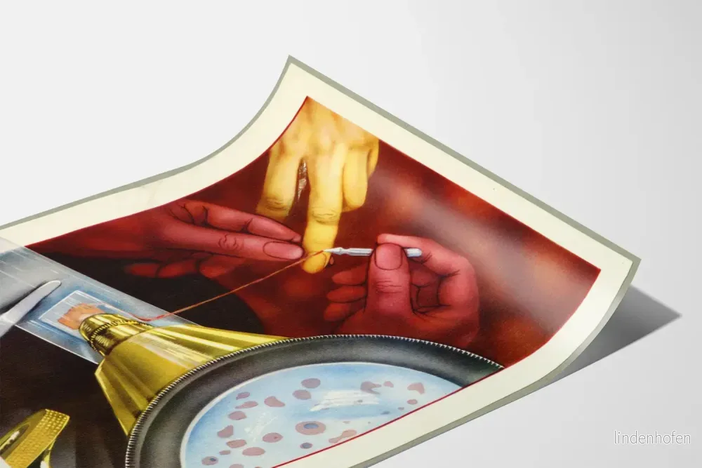 Vintageposter Hémopanbiline - Medicinsk väggdekoration - Bild 3