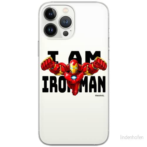 ERT GROUP mobiltelefonfodral för Samsung S21 PLUS originalt och officiellt licensierat Marvel mönster Iron Man 028 optimalt anpassad till formen på mobiltelefonen, gedeeltelijk transparant 5904805141423