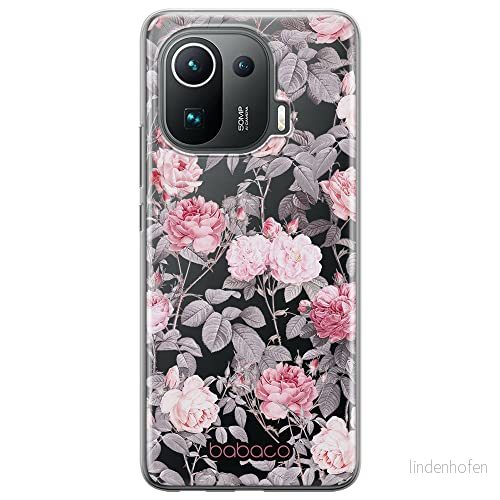 ERT GROUP mobiltelefonfodral för Xiaomi MI 11 PRO originalt och officiellt licensierat Babaco mönster Flowers 054 optimalt anpassad till formen på mobiltelefonen, gedeeltelijk transparant 5905131354853