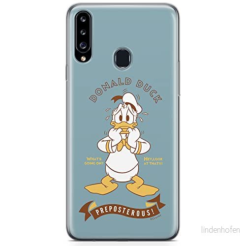 ERT GROUP mobiltelefonfodral för Samsung A20S originalt och officiellt licensierat Disney mönster Donald 004 optimalt anpassad till formen på mobiltelefonen, fodral tillverkad av TPU plast 5904805441332