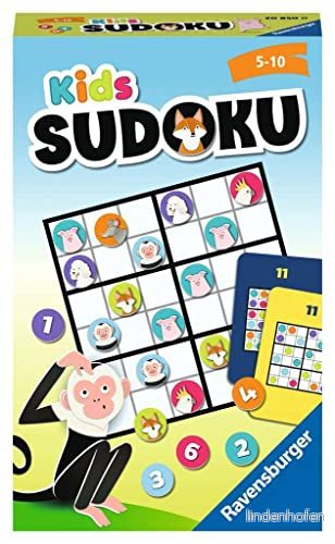 Ravensburger® Kids Sudoku 20850 logikspel för ett barn från 5 till 10 år 4005556208500