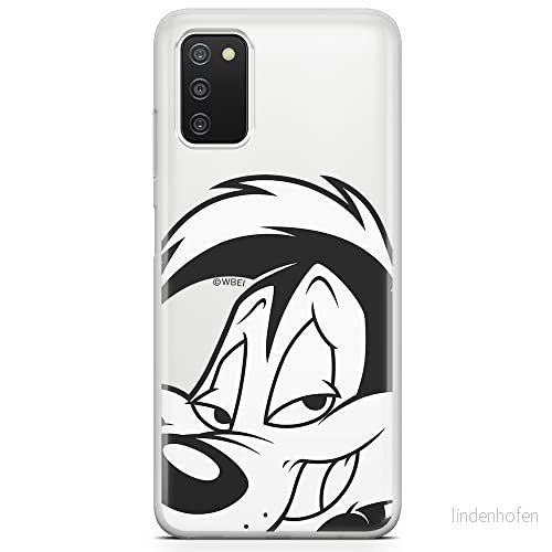 ERT GROUP mobiltelefonfodral för Samsung A03S originalt och officiellt licensierat Looney Tunes mönster Pepe Le Pew 001 optimalt anpassad till formen på mobiltelefonen, gedeeltelijk transparant 5903932993400