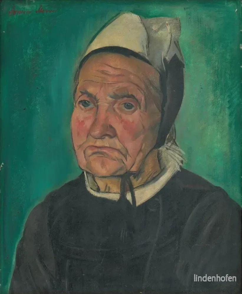 Målning Tête de femme bretonne - Armin Stern | Konsttryck - Bild 2
