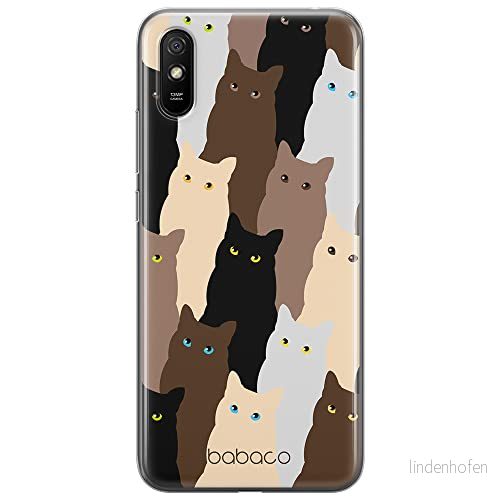 ERT GROUP mobiltelefonfodral för Xiaomi REDMI 9A originalt och officiellt licensierat Babaco mönster Cats 001 optimalt anpassad till formen på mobiltelefonen, fodral tillverkad av TPU plast 5905131055927