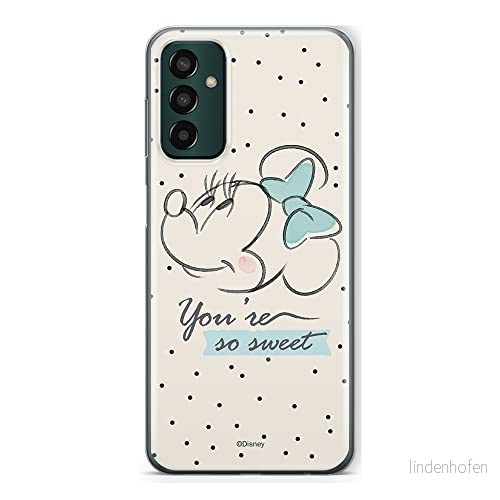 ERT GROUP mobiltelefonfodral för Samsung M13 4G originalt och officiellt licensierat Disney mönster Minnie 042 optimalt anpassad till formen på mobiltelefonen, fodral tillverkad av TPU plast 5905511322847