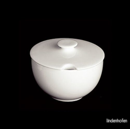 Dibbern Sockerskål i porslin, färg: vit, volym: 0,25 l, diameter: 10 cm, 11600000 4044441104336