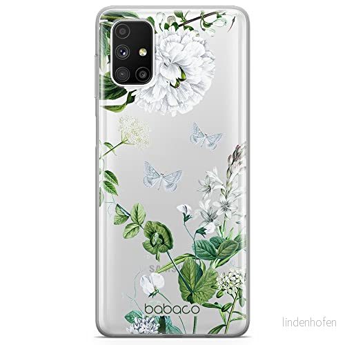 ERT GROUP mobiltelefonfodral för Samsung M51 originalt och officiellt licensierat Babaco mönster Flowers 030 optimalt anpassad till formen på mobiltelefonen, gedeeltelijk transparant 5905131278210