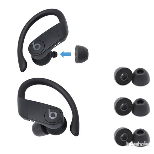 Comply Sport Pro Premium minnesskum hörlurar tips Ersättande öronsnäckor för Beats by Dre BeatsX, Powerbeats 2 och 3, Tour 2.0 (liten) 655942193077