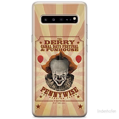 ERT GROUP mobiltelefonfodral för Samsung S10 5G originalt och officiellt licensierat Horror mönster It 023 optimalt anpassad till formen på mobiltelefonen, fodral tillverkad av TPU plast 5905511006242