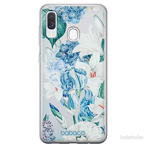 ERT GROUP mobiltelefonfodral för Samsung A40 originalt och officiellt licensierat Babaco mönster Flowers 026 optimalt anpassad till formen på mobiltelefonen, gedeeltelijk transparant 5905131261991