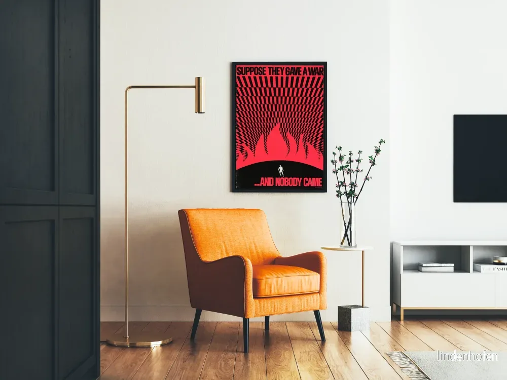 Dekorativ poster "Suppose They Gave a War and Nobody Came" - Bild 2