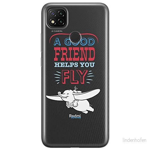 ERT GROUP mobiltelefonfodral för Xiaomi REDMI 9C originalt och officiellt licensierat Disney mönster Dumbo 004 optimalt anpassad till formen på mobiltelefonen, gedeeltelijk transparant 5903040273814