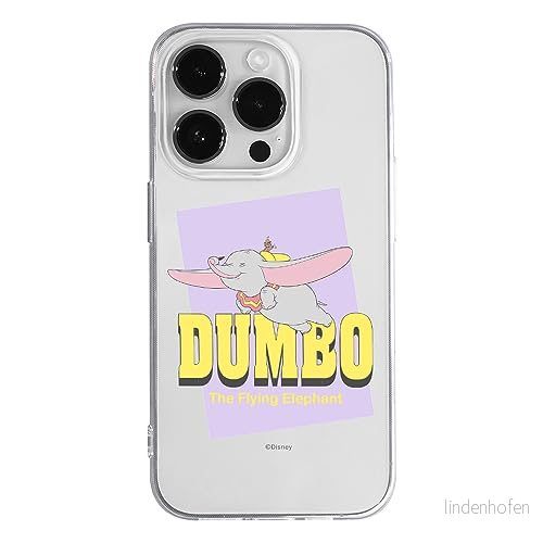 ERT GROUP mobiltelefonfodral för Apple Iphone 14 PRO originalt och officiellt licensierat Disney mönster Dumbo 005 optimalt anpassad till formen på mobiltelefonen, gedeeltelijk transparant 5905131910615