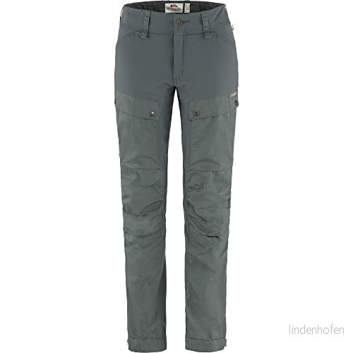 Fjällräven Dam Keb Trousers Curved W Short, Basalt, 40, 40 SE 7323450799618