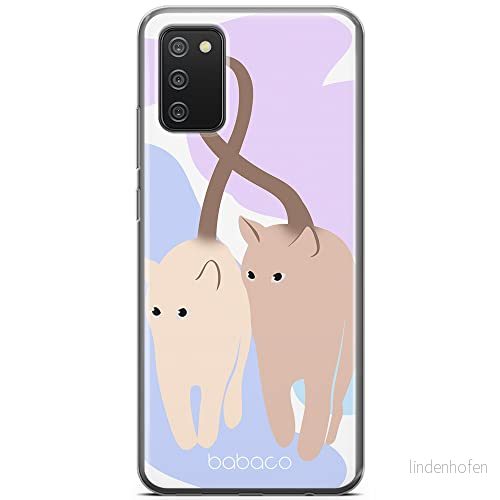 ERT GROUP mobiltelefonfodral för Samsung A02S originalt och officiellt licensierat Babaco mönster Cats 013 optimalt anpassad till formen på mobiltelefonen, fodral tillverkad av TPU plast 5905131109057