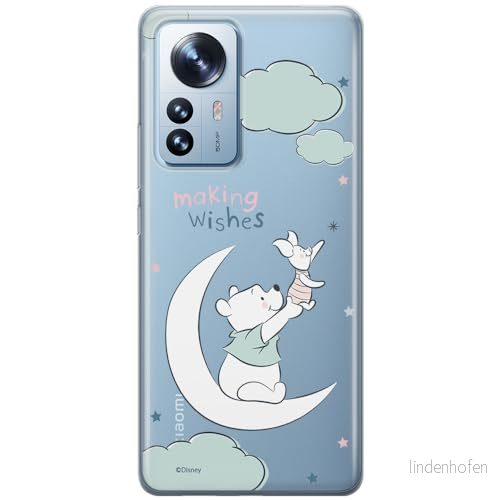 ERT GROUP mobiltelefonfodral för Xiaomi 12 / 12X originalt och officiellt licensierat Disney mönster Winnie the Pooh & Friends 040 anpassad till formen på mobiltelefonen, gedeeltelijk transparant 5905511486815