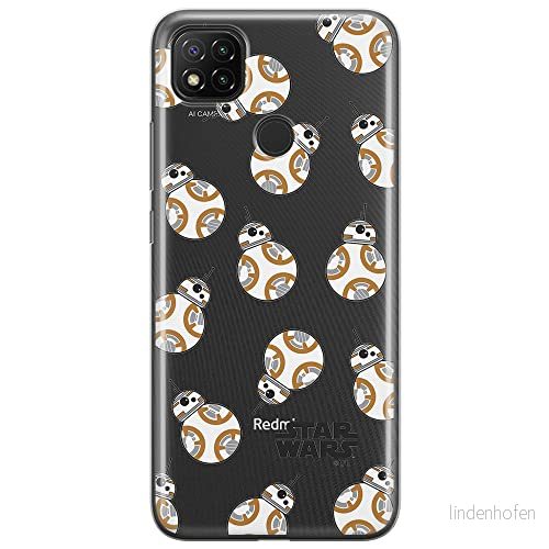 ERT GROUP mobiltelefonfodral för Xiaomi REDMI 9C originalt och officiellt licensierat Star Wars mönster BB 8 004 optimalt anpassad till formen på mobiltelefonen, gedeeltelijk transparant 5903040284308