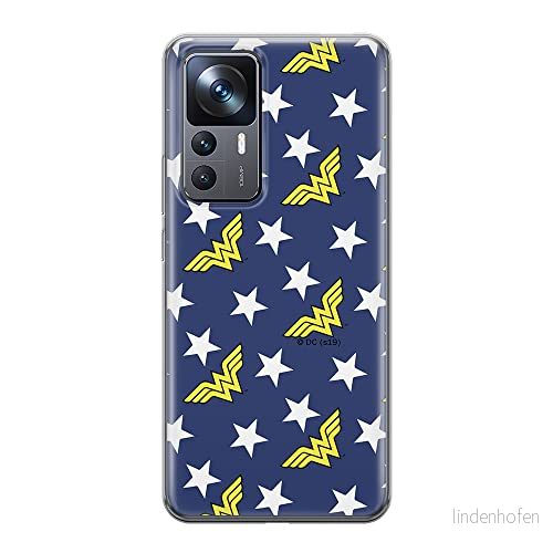 ERT GROUP mobiltelefonfodral för Xiaomi 12T/12T pro/K50 Ultra originalt och officiellt licensierat DC mönster Wonder Woman 007 anpassad till formen på mobiltelefonen, fodral tillverkad av TPU plast 5905511577421