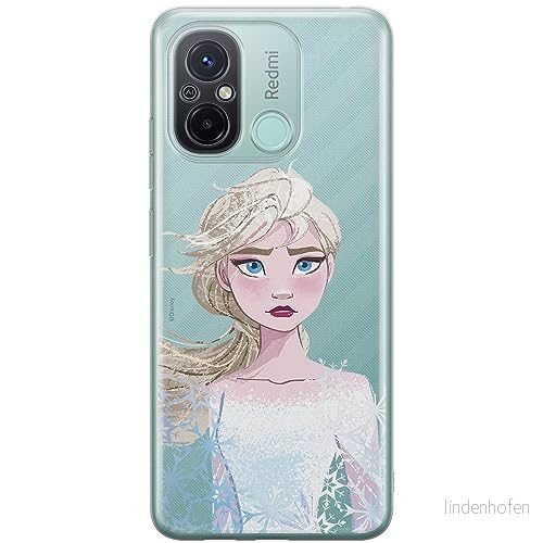 ERT GROUP mobiltelefonfodral för Xiaomi REDMI 12C/ 11A originalt och officiellt licensierat Disney mönster Elsa 014 optimalt anpassad till formen på mobiltelefonen, gedeeltelijk transparant 5905511837778