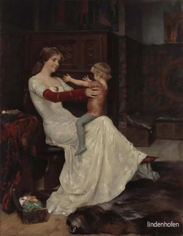 Målning Reine Bianca - Albert Edelfelt | Konsttryck - Bild 2