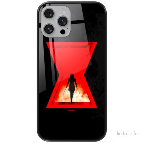 ERT GROUP mobiltelefonfodral för Apple Iphone X originalt och officiellt licensierat Marvel mönster Black Widow 009 tillverkad av härdat glas, optimalt anpassat till mobilens form, skyddsfodral 5903537664651