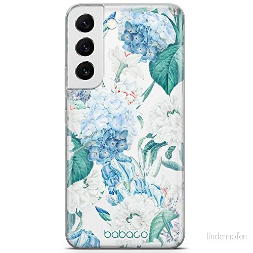 ERT GROUP mobiltelefonfodral för Samsung S22 PLUS originalt och officiellt licensierat Babaco mönster Flowers 028 optimalt anpassad till formen på mobiltelefonen, gedeeltelijk transparant 5905131272089
