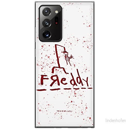 ERT GROUP mobiltelefonfodral för Samsung GALAXY NOTE 20 ULTRA originalt och officiellt licensierat Horror mönster Nightmare of Elm Street 009, fodral tillverkad av TPU plast 5905511090814