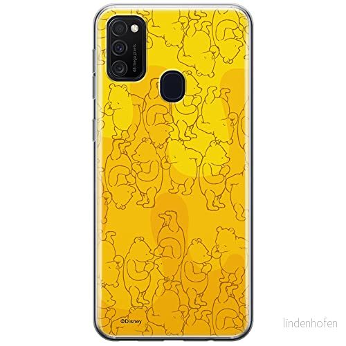 ERT GROUP mobiltelefonfodral för Samsung M21 originalt och officiellt licensierat Disney mönster Winnie the Pooh and friends 003 anpassad till formen på mobiltelefonen, fodral tillverkad av TPU plast 5903537833545