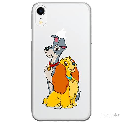 ERT GROUP mobiltelefonfodral för Iphone XR originalt och officiellt licensierat Disney mönster Lady and the Tramp 003 optimalt anpassad till formen på mobiltelefonen, gedeeltelijk transparant 5905131149787