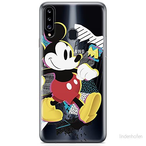 ERT GROUP mobiltelefonfodral för Samsung A20S originalt och officiellt licensierat Disney mönster Mickey 032 optimalt anpassad till formen på mobiltelefonen, gedeeltelijk transparant 5904805435805