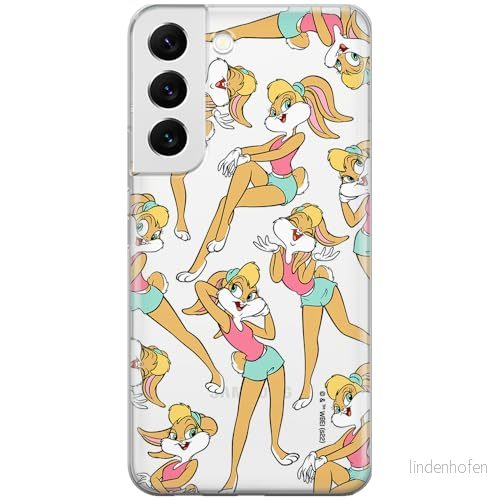 ERT GROUP mobiltelefonfodral för Samsung S22 PLUS originalt och officiellt licensierat Looney Tunes mönster Lola 003 optimalt anpassad till formen på mobiltelefonen, gedeeltelijk transparant 5905511639969