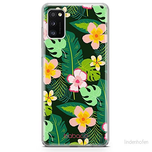 ERT GROUP mobiltelefonfodral för Samsung A41 originalt och officiellt licensierat Babaco mönster Flowers 019 optimalt anpassad till formen på mobiltelefonen, fodral tillverkad av TPU plast 5903932636543