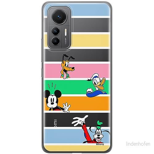 ERT GROUP mobiltelefonfodral för Xiaomi 12 LITE originalt och officiellt licensierat Disney mönster Friends 017 optimalt anpassad till formen på mobiltelefonen, gedeeltelijk transparant 5905795039035