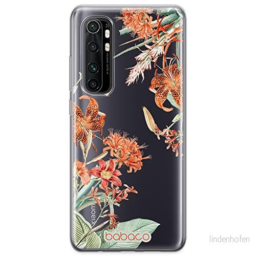 ERT GROUP mobiltelefonfodral för Xiaomi MI NOTE 10 Lite originalt och officiellt licensierat Babaco mönster Flowers 057 optimalt anpassad till formen på mobiltelefonen, gedeeltelijk transparant 5905131364241